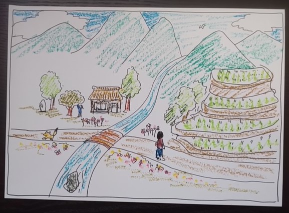 風景構成法の作品