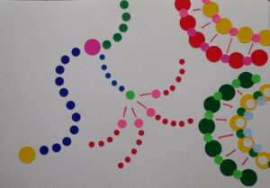 簡単アート！シールで遊び、自分のココロと仲良くなろう